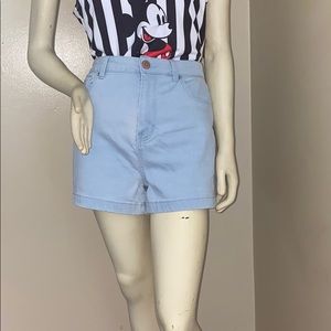 Forever 21 High-Rise Denim Shorts